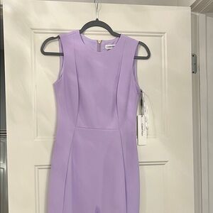 Calvin Klein Women's Light Purple Midi Dress